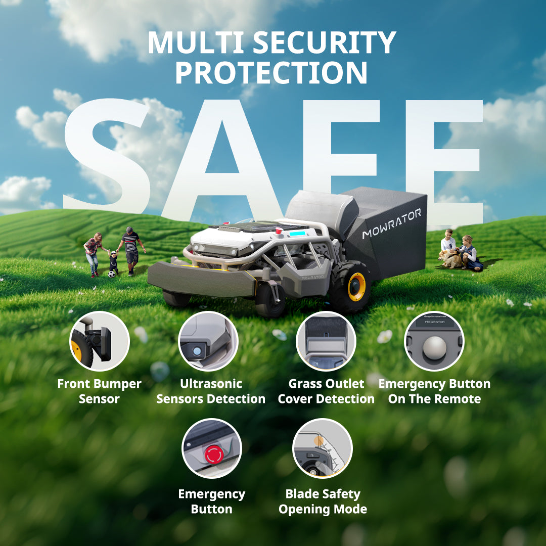 extended warranty bundle: mowrator s1 2wd lawn mower+1-year extended warranty