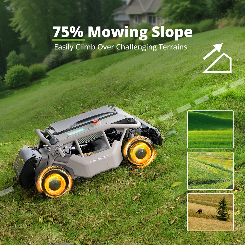 extended power bundle: mowrator s1 4wd lawn mower+extra 12ah battery