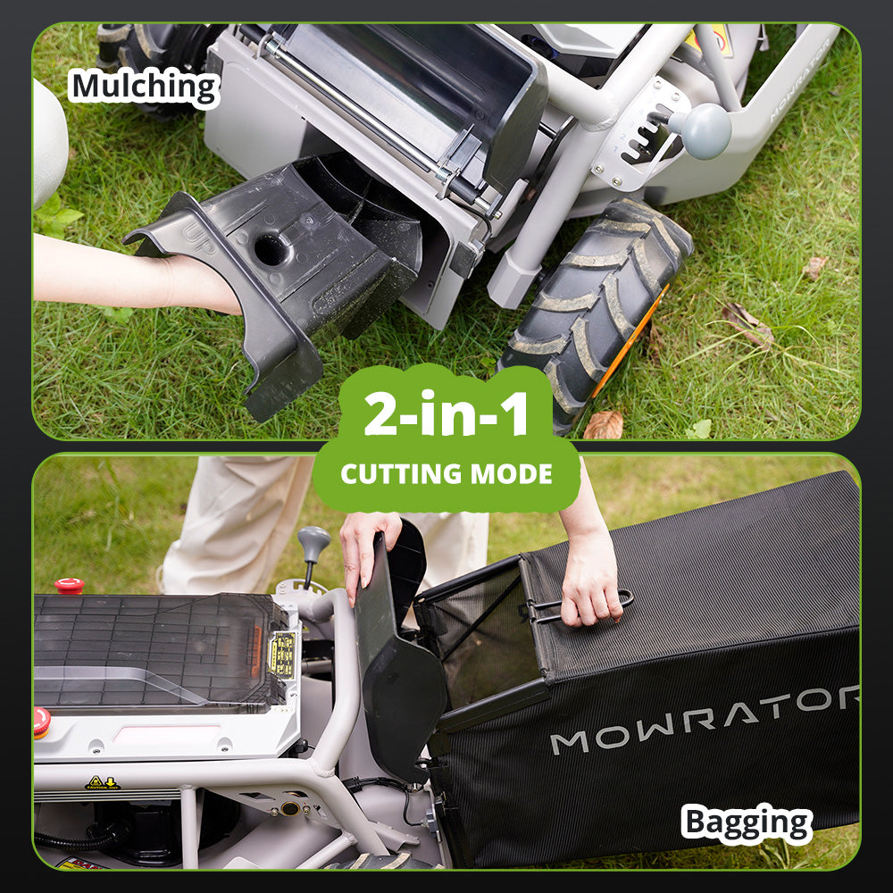 extended power bundle: mowrator s1 4wd lawn mower+extra 12ah battery